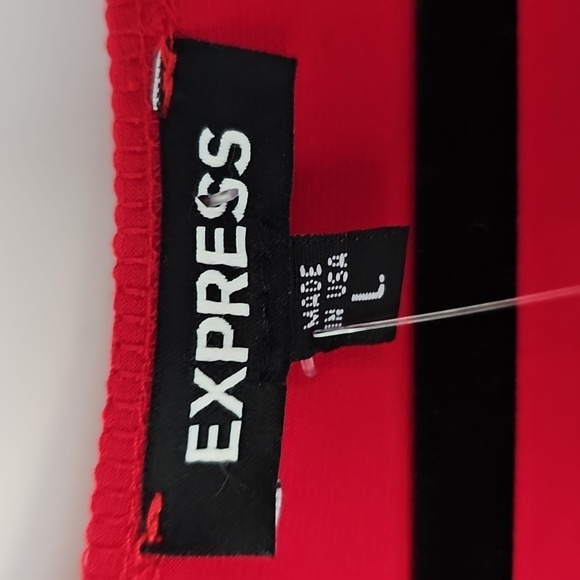 Express Vibrant Red TwistFront Vneck Maxi Dress wFront Slit Elegant Sexy Holiday - Picture 5 of 16